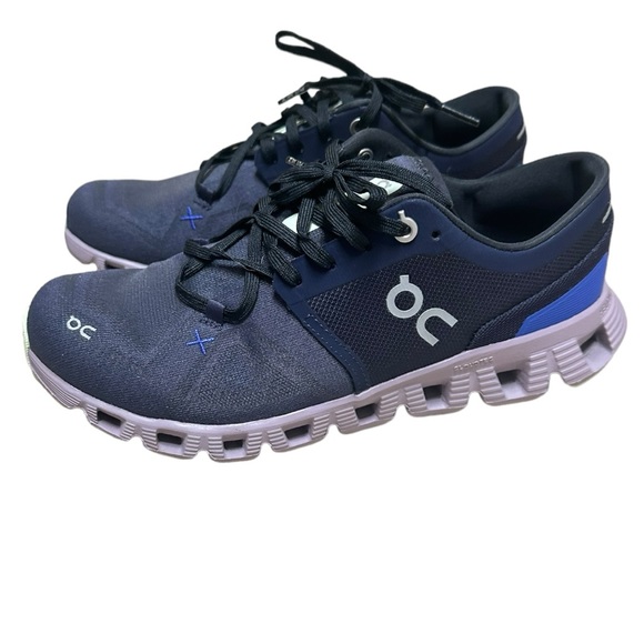 On Cloud Women’s Cloud X 3 Midnight Heron Running Shoes - Picture 6 of 12